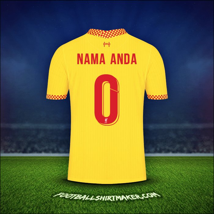 Jersey Liverpool FC Cup 2021/2022 Ketiga -  nama anda - 0