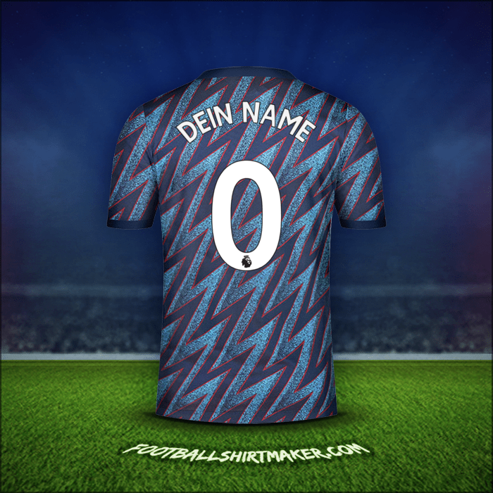 Trikot Arsenal 2021/2022 Dritte -  dein name - 0