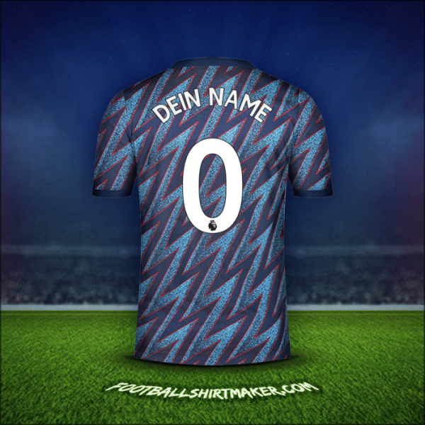 Trikot Arsenal 2021/2022 Dritte -  dein name - 0