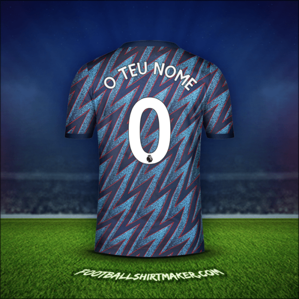 Camisola Arsenal 2021/2022 Terceira -  o teu nome - 0