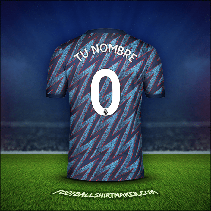 Camiseta Arsenal 2021/2022 Tercera -  tu nombre - 0