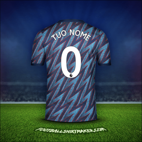 Maglia Arsenal 2021/2022 Terza -  tuo nome - 0