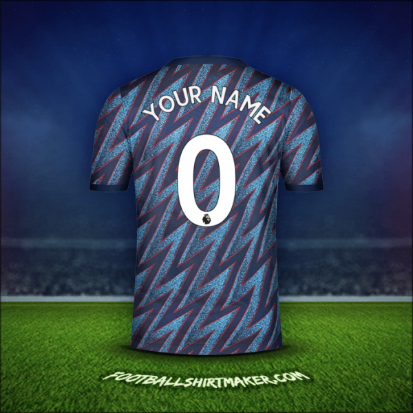 Shirt Arsenal 2021/2022 Third -  your name - 0