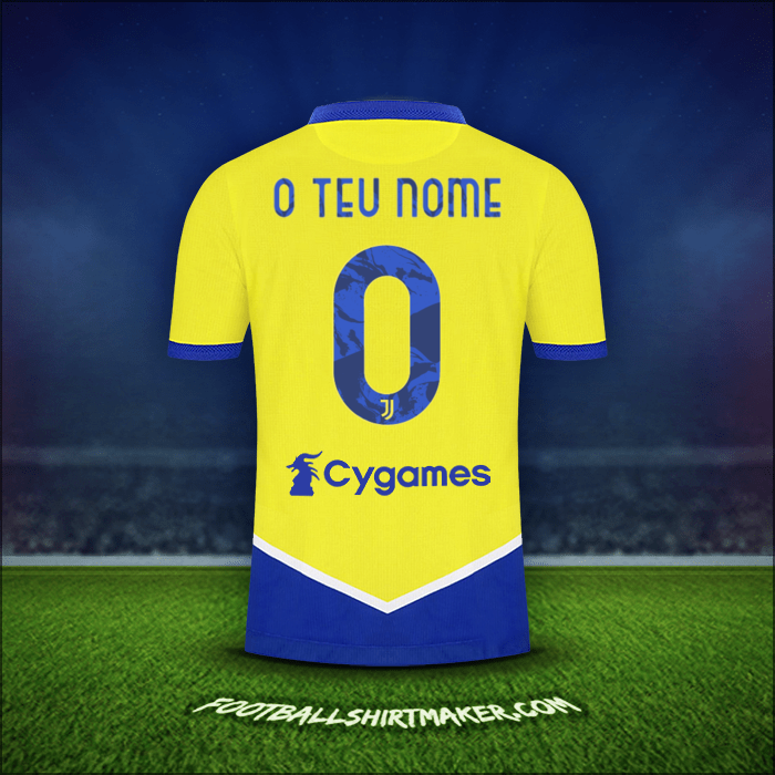 Camisola Juventus FC 2021/2022 Terceira -  o teu nome - 0