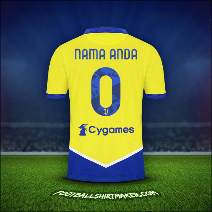 Jersey Juventus FC 2021/2022 Ketiga -  nama anda - 0