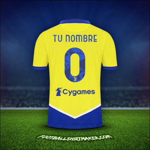 Jersey Juventus FC 2021/2022 Tercera -  tu nombre - 0