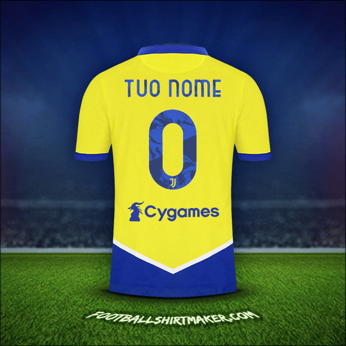 Maglia Juventus FC 2021/2022 Terza -  tuo nome - 0