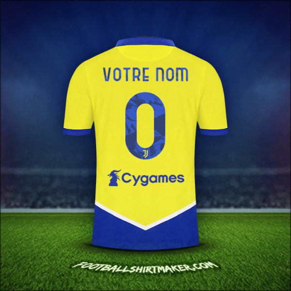 Maillot Juventus FC 2021/2022 Troisième -  votre nom - 0