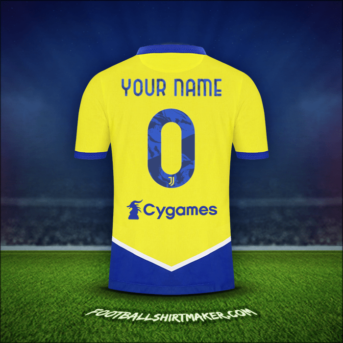 Shirt Juventus FC 2021/2022 Third -  your name - 0