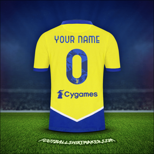 Shirt Juventus FC 2021/2022 Third -  your name - 0