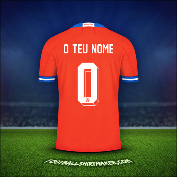 Camisola Chile 2021/2022 -  o teu nome - 0
