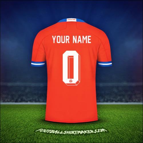 Shirt Chile 2021/2022 -  your name - 0