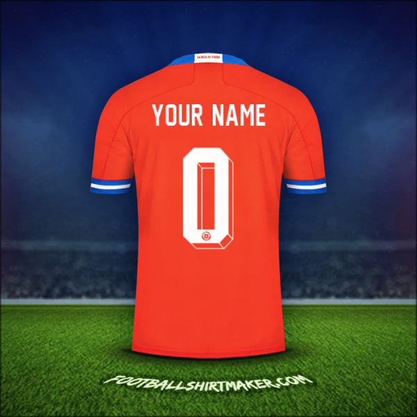 Shirt Chile 2021/2022 -  your name - 0