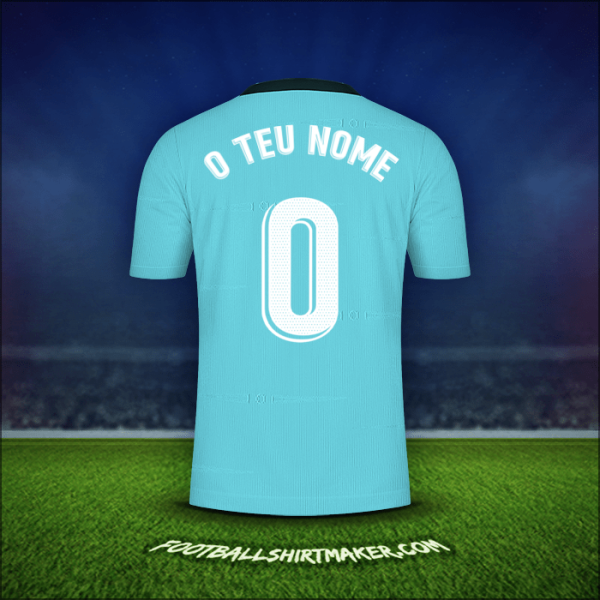 Camisola Real Madrid CF 2021/2022 Terceira -  o teu nome - 0