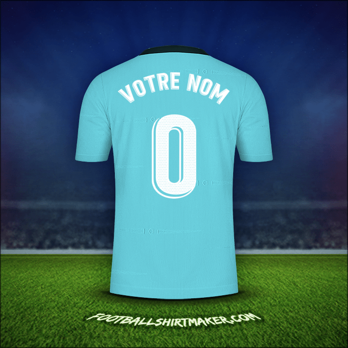 Maillot Real Madrid CF 2021/2022 Troisième -  votre nom - 0