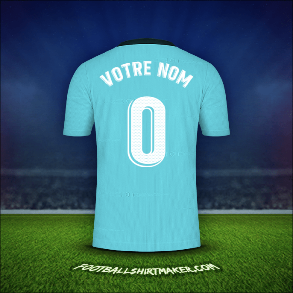 Maillot Real Madrid CF 2021/2022 Troisième -  votre nom - 0