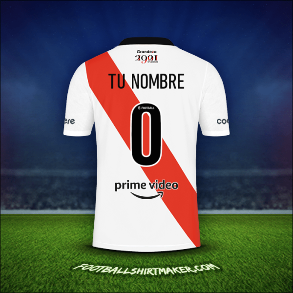 Jersey River Plate 2021/2022 -  tu nombre - 0