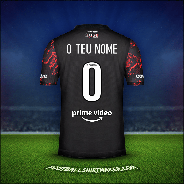 Camisola River Plate 2021/2022 Alternativa -  o teu nome - 0
