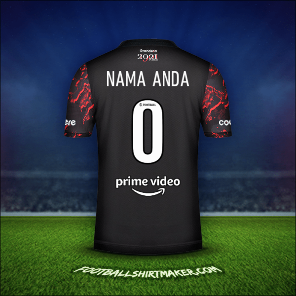 Jersey River Plate 2021/2022 Alternatif -  nama anda - 0