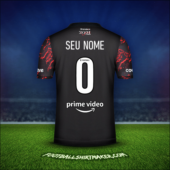 Camisa River Plate 2021/2022 Alternativa -  seu nome - 0