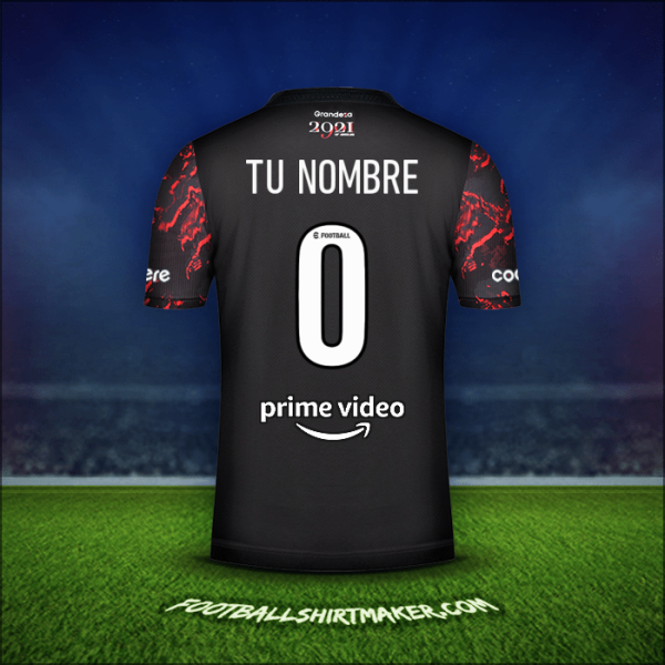 Jersey River Plate 2021/2022 Visita -  tu nombre - 0