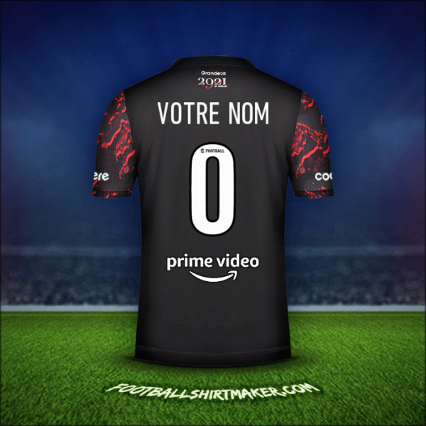 Maillot River Plate 2021/2022 Extérieur -  votre nom - 0