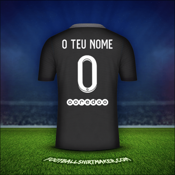 Camisola Paris Saint Germain 2021/2022 Terceira -  o teu nome - 0