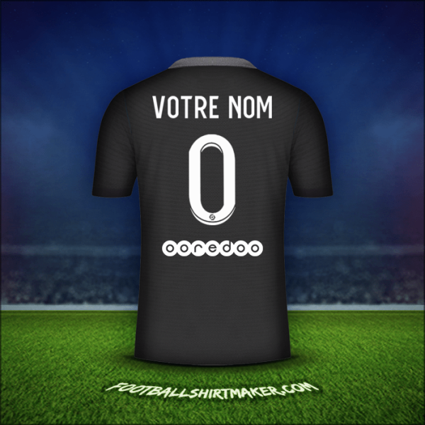 Maillot Paris Saint Germain 2021/2022 Troisième -  votre nom - 0