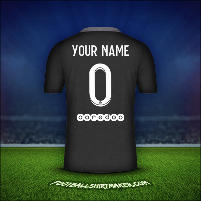 Shirt Paris Saint Germain 2021/2022 Third -  your name - 0