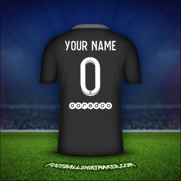 Shirt Paris Saint Germain 2021/2022 Third -  your name - 0