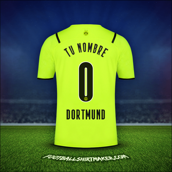 Camiseta Borussia Dortmund Cup 2021/2022 -  tu nombre - 0