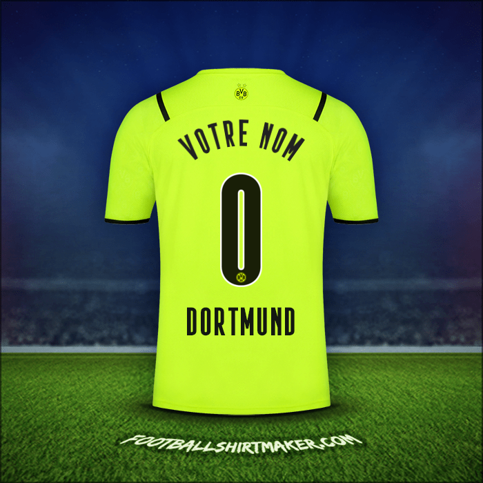 Maillot Borussia Dortmund Cup 2021/2022 -  votre nom - 0