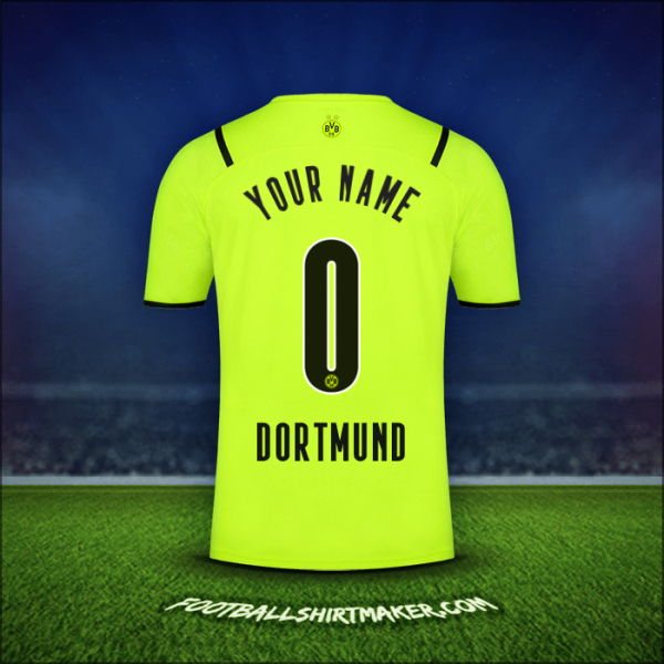 Shirt Borussia Dortmund Cup 2021/2022 -  your name - 0