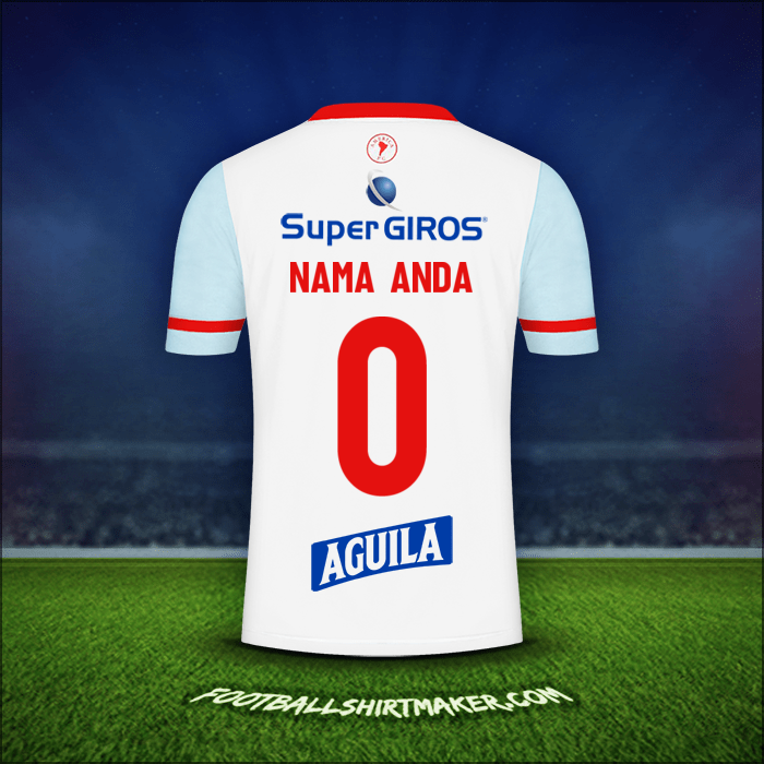 Jersey America de Cali 2022 Alternatif -  nama anda - 0