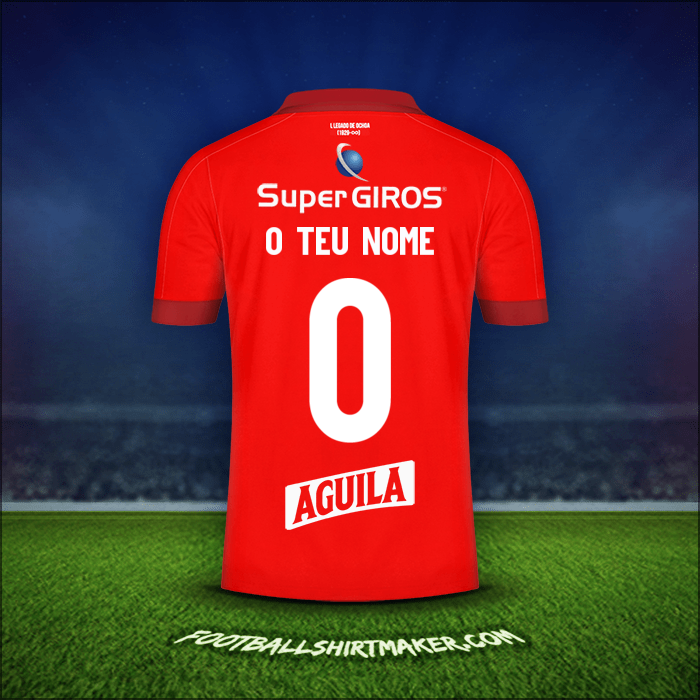 Camisola America de Cali 2022 -  o teu nome - 0