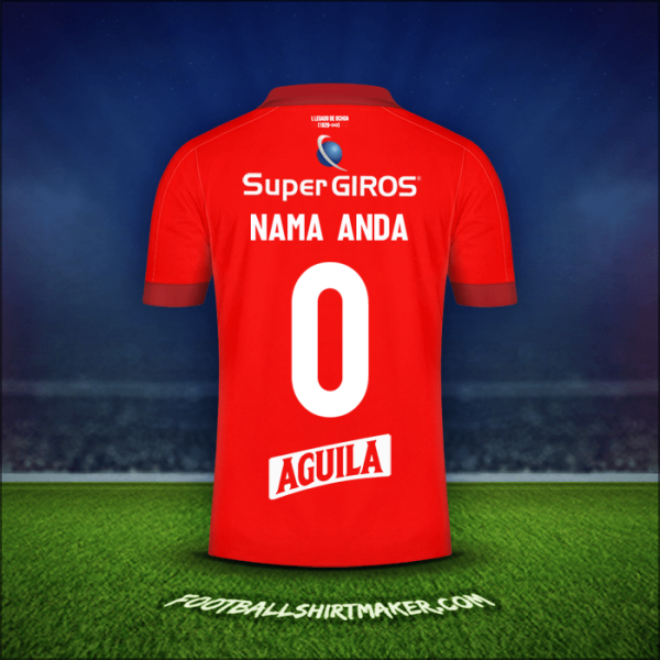 Jersey America de Cali 2022 -  nama anda - 0
