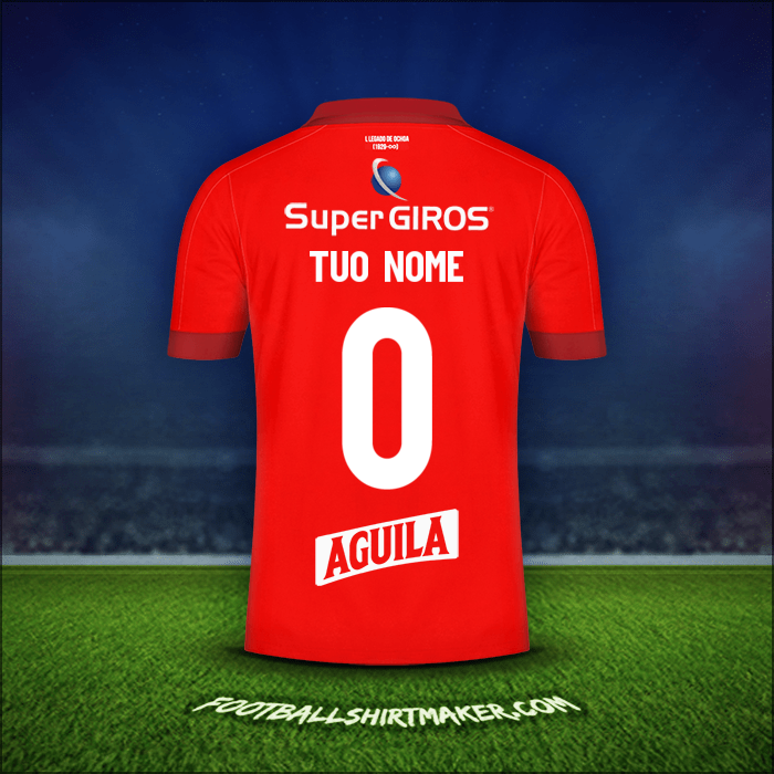 Maglia America de Cali 2022 -  tuo nome - 0