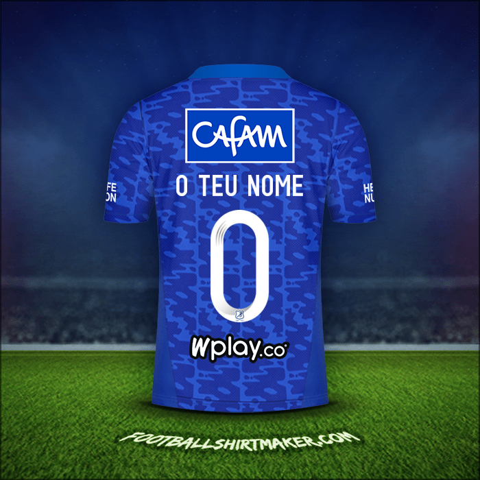Camisola Millonarios FC 2021/2022 -  o teu nome - 0