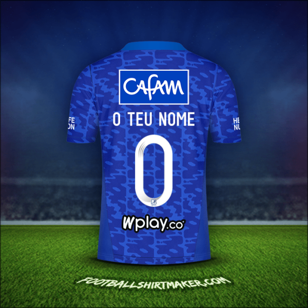 Camisola Millonarios FC 2021/2022 -  o teu nome - 0