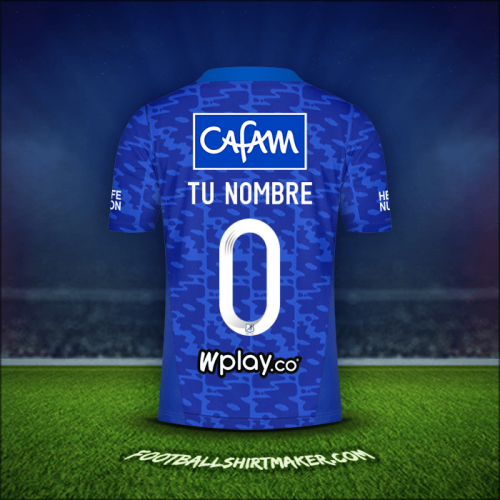 Camiseta Millonarios FC 2021/2022 -  tu nombre - 0