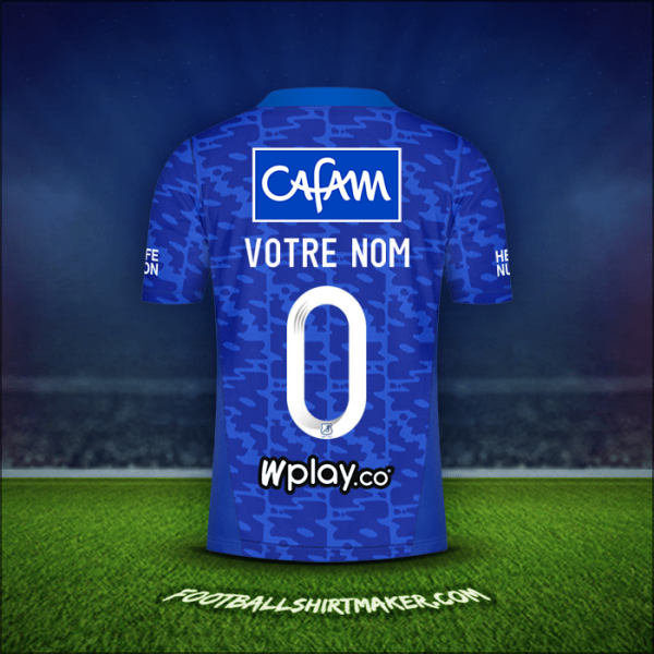 Maillot Millonarios FC 2021/2022 -  votre nom - 0