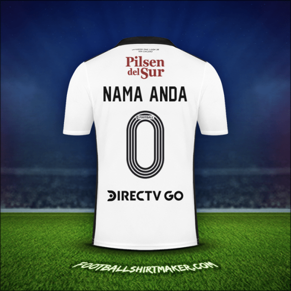 Jersey Colo Colo 2022 -  nama anda - 0
