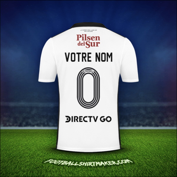Maillot Colo Colo 2022 -  votre nom - 0