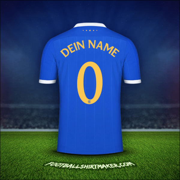 Trikot Rangers FC UEL 2021/2022 -  dein name - 0