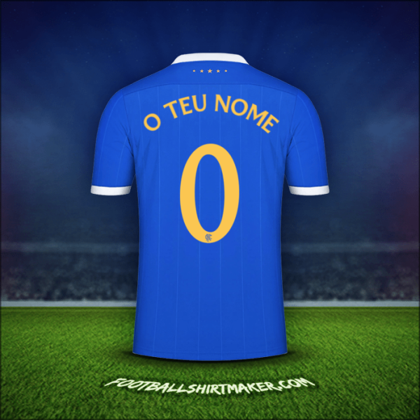 Camisola Rangers FC UEL 2021/2022 -  o teu nome - 0