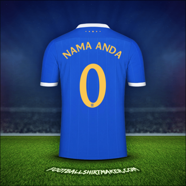 Jersey Rangers FC UEL 2021/2022 -  nama anda - 0