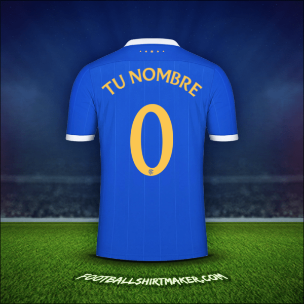 Camiseta Rangers FC UEL 2021/2022 -  tu nombre - 0
