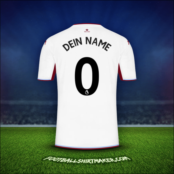Trikot Aston Villa FC 2021/2022 Auswärts -  dein name - 0