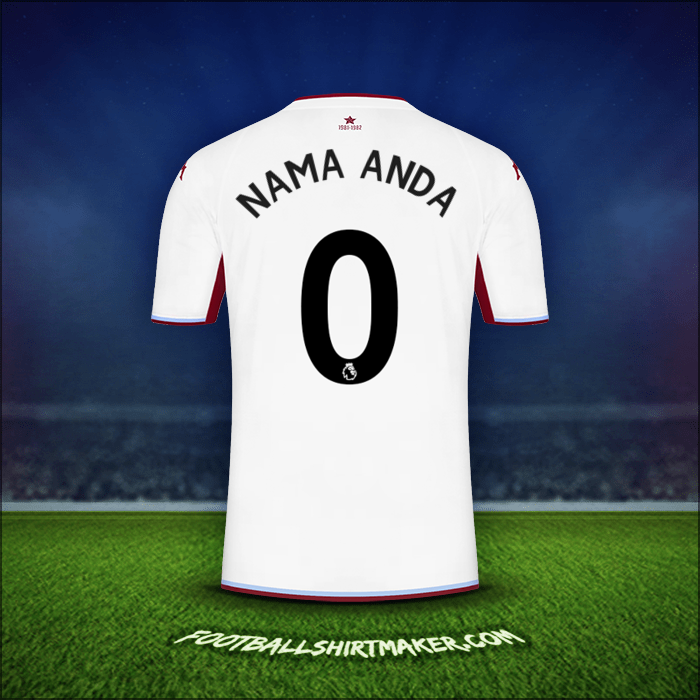 Jersey Aston Villa FC 2021/2022 Alternatif -  nama anda - 0