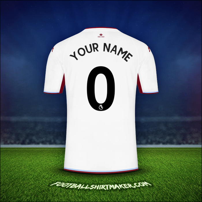 Jersey Aston Villa FC 2021/2022 Away -  your name - 0